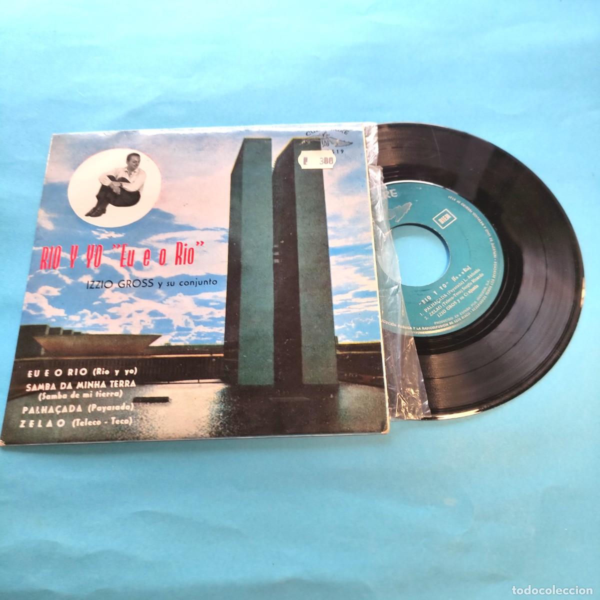Discos de vinilo: EP IZZIO GROSS Y SU CONJUNTO - R&iacute;o y Yo/+3 ** EP . 4 CANCIONES ** JUANI