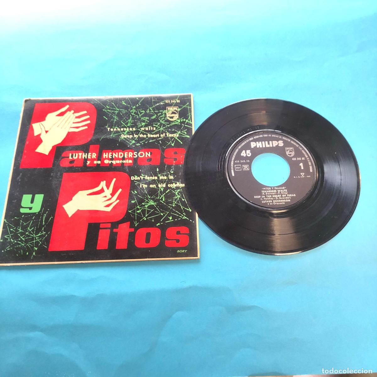 Discos de vinilo: LUTHER HENDERSON . PALMAS Y PITOS-PHILIPS ** EP . 4 CANCIONES ** JUANI