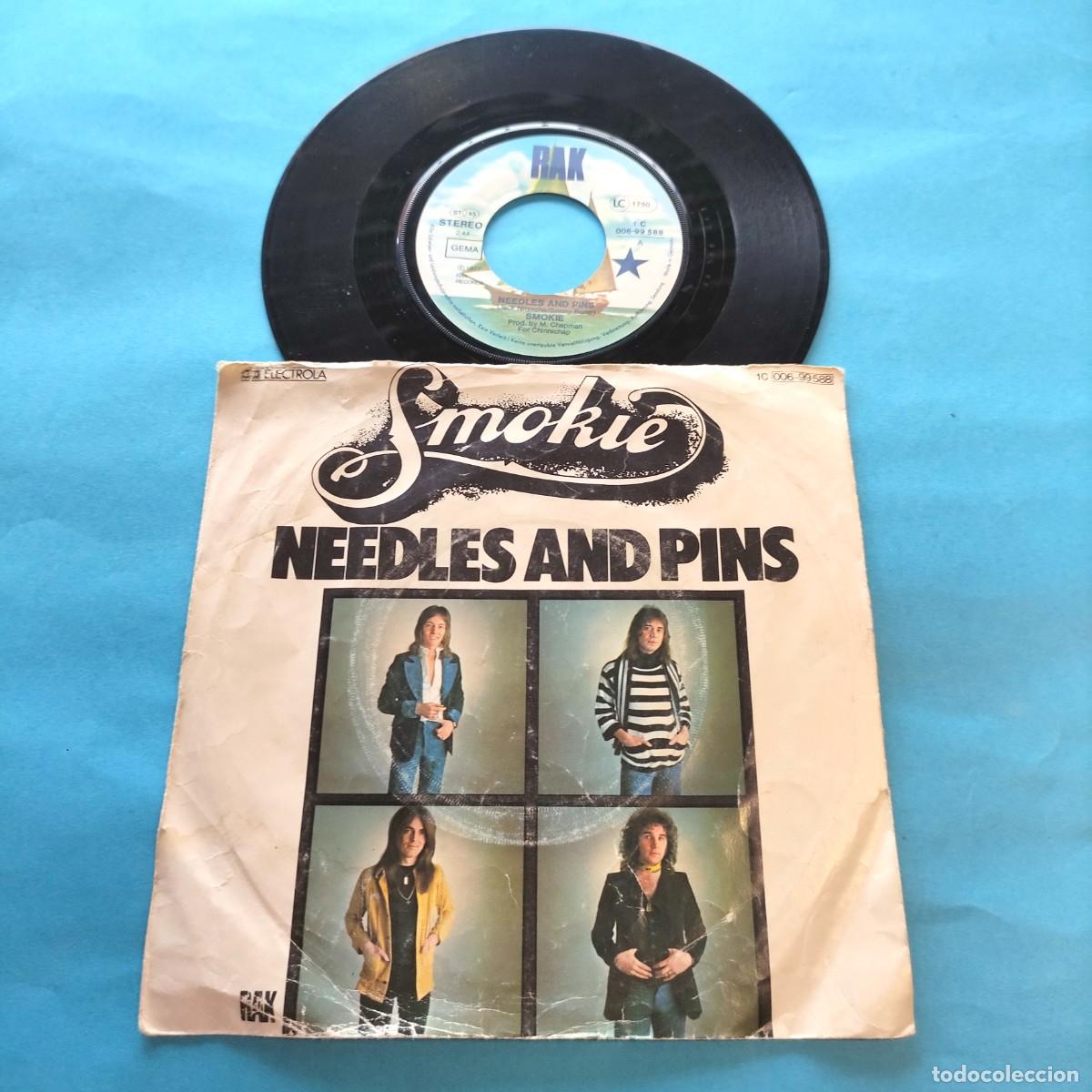 Discos de vinilo: SMOKIE . NEEDLES AND PINS ** SINGLE EMI ** JUANI