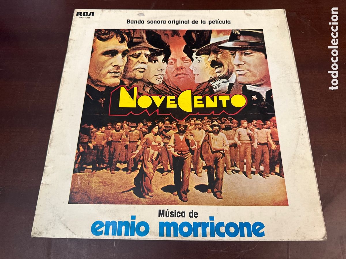 Discos de vinilo: LP BSO NOVECENTO ENNIO MORRICONE RCA A&Ntilde;O 1978