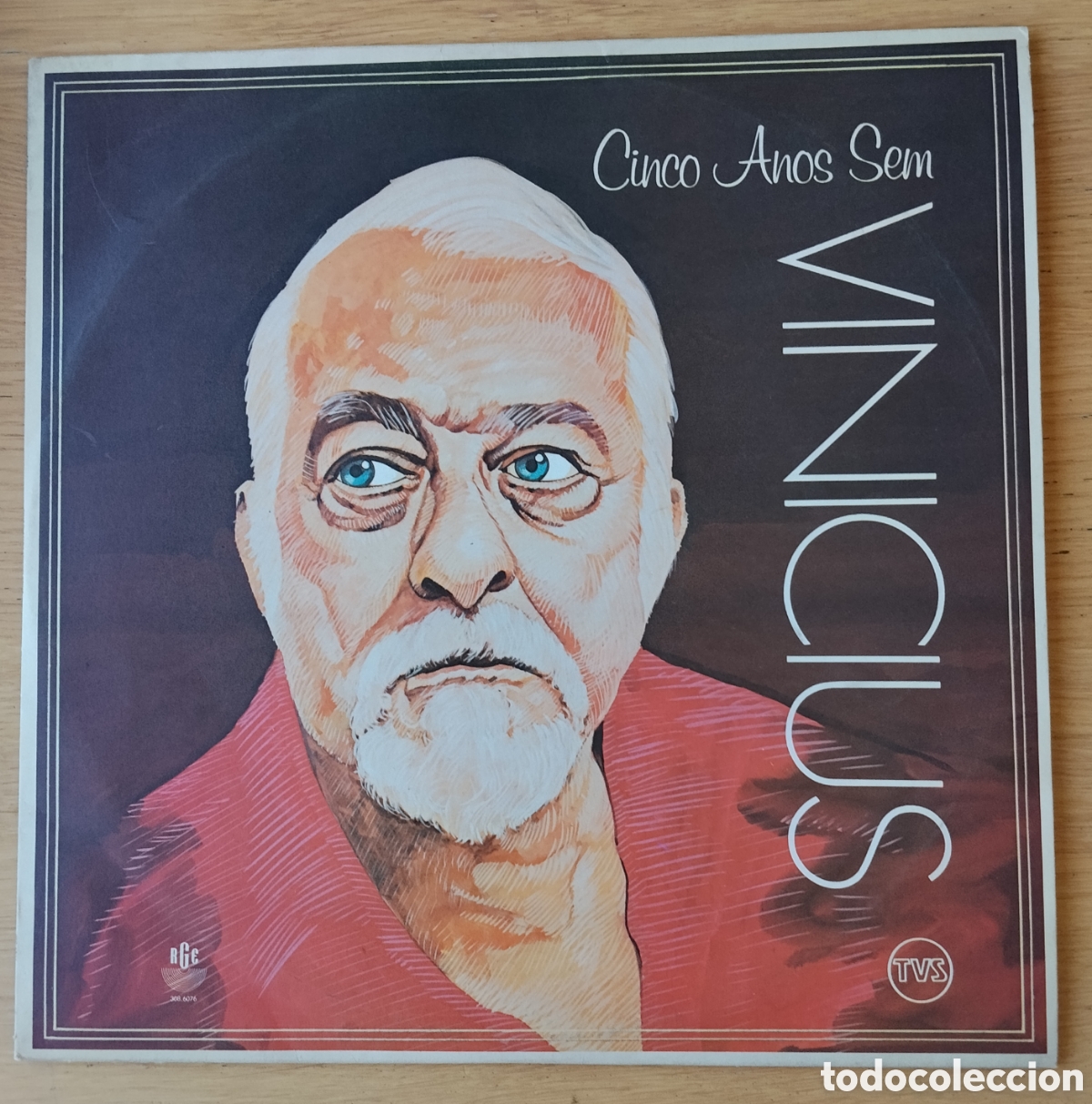 Discos de vinilo: TOQUINHO & VINICIUS DE MORAES: &rdquo;CINCO ANOS SEM VINICIUS&rdquo; - LP VINILO 1985 - BOSSA NOVA - MPB