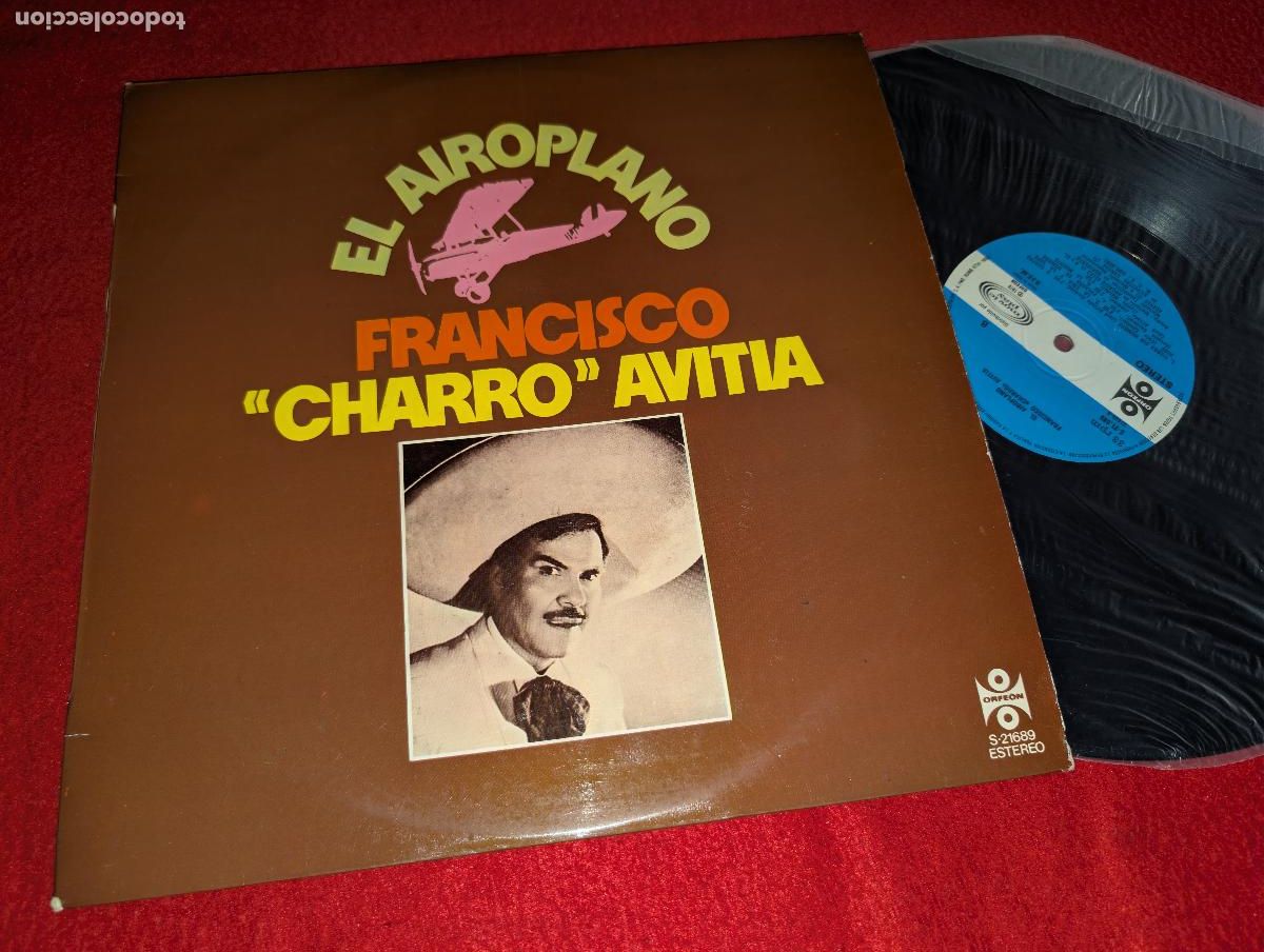 Discos de vinilo: FRANCISCO CHARRO AVITIA El airoplano LP 1975 Orfeon Movieplay ESPA&Ntilde;A SPAIN