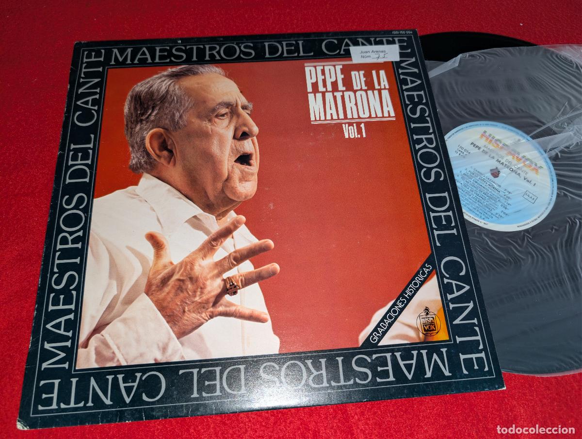 Discos de vinilo: PEPE DE LA MATRONA & FELIX UTRERA + MANOLO SEVILLANO Vol.1 LP 1984 Hispavox