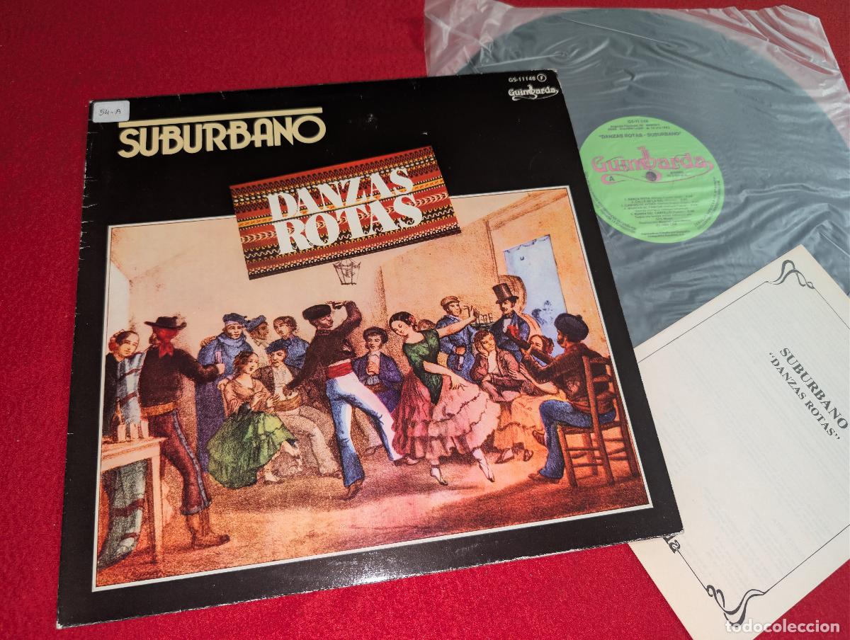 Discos de vinilo: SUBURBANO Danzas rotas LP 1982 Guimbarda VINILO