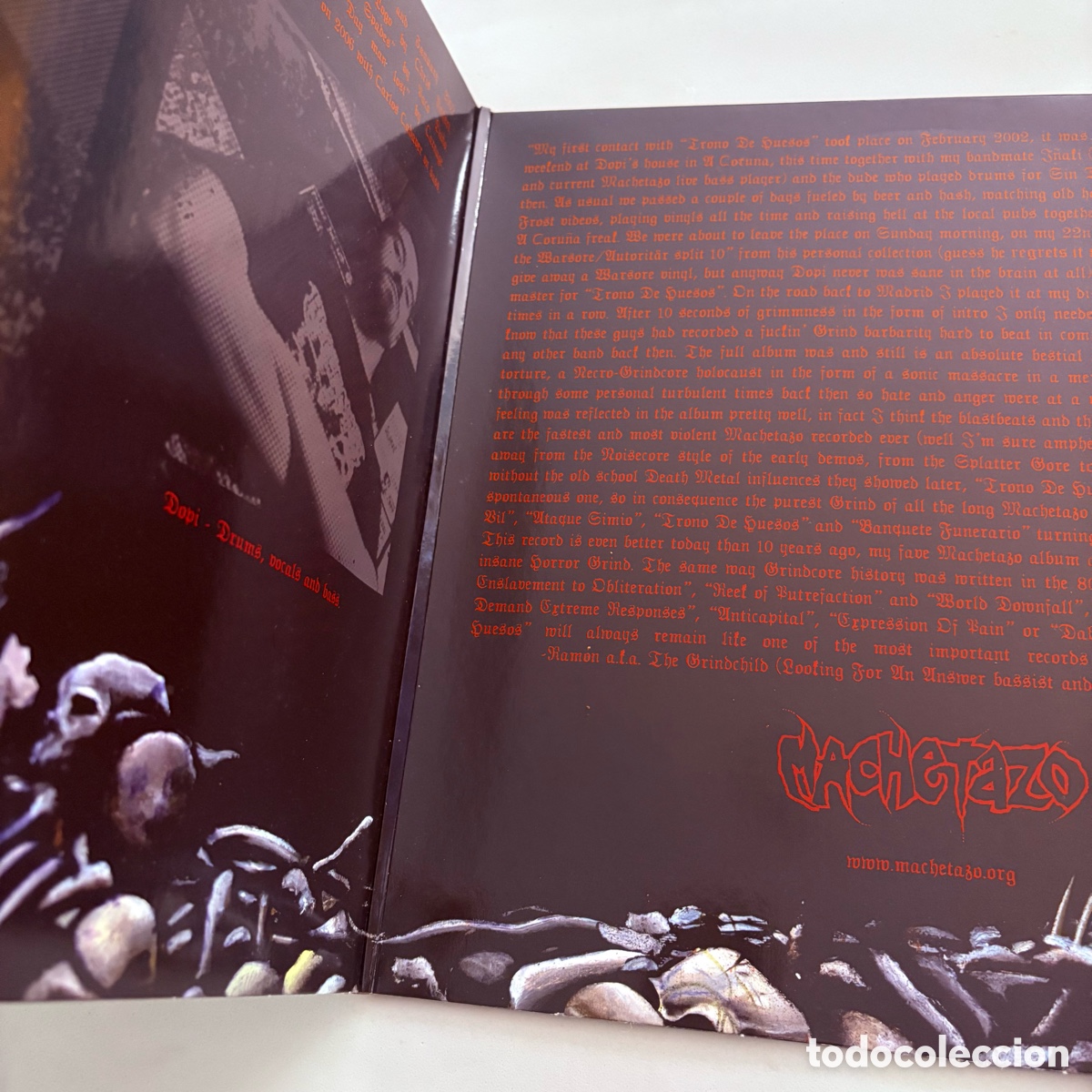 Discos de vinilo: lp Machetazo &ndash; Trono De Huesos del 2012 - Foto 2