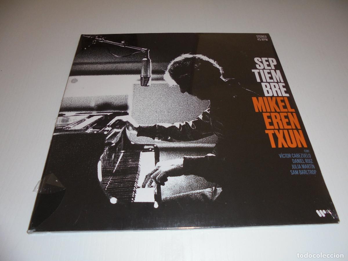 Discos de vinilo: MIKEL ERENTXUN ( SEPTIEMBRE ) - VINILO (2 LP) - NUEVO - 54197679285 - FLORES Y CAFE - EXILIO