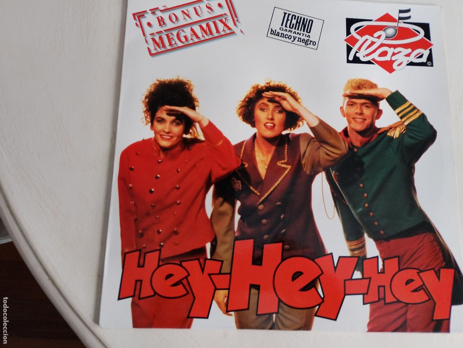 Discos de vinilo: Plaza &ndash; Hey-Hey-Hey, 1991, ed espa&ntilde;ola, 1991 Electronic House, Euro House