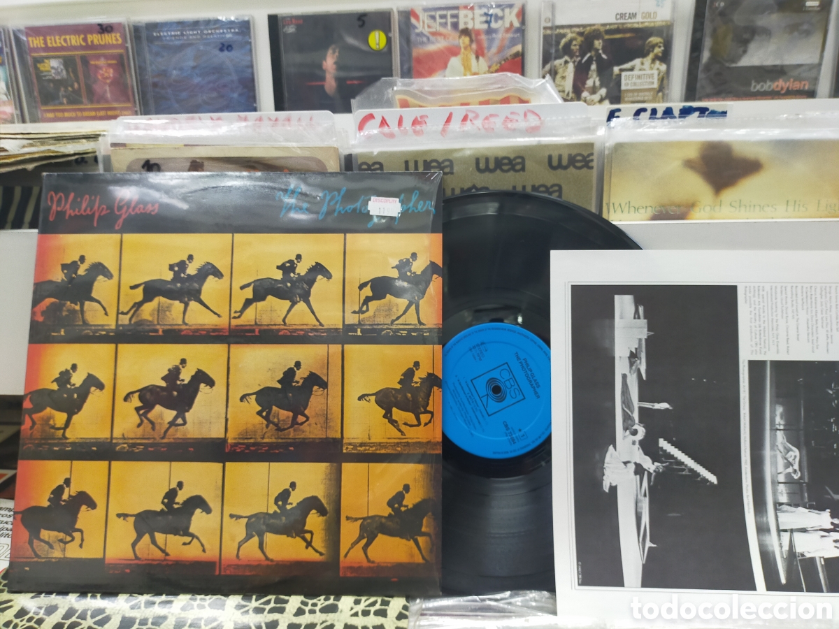 Discos de vinilo: Philip glass LP the photographer holanda 1983