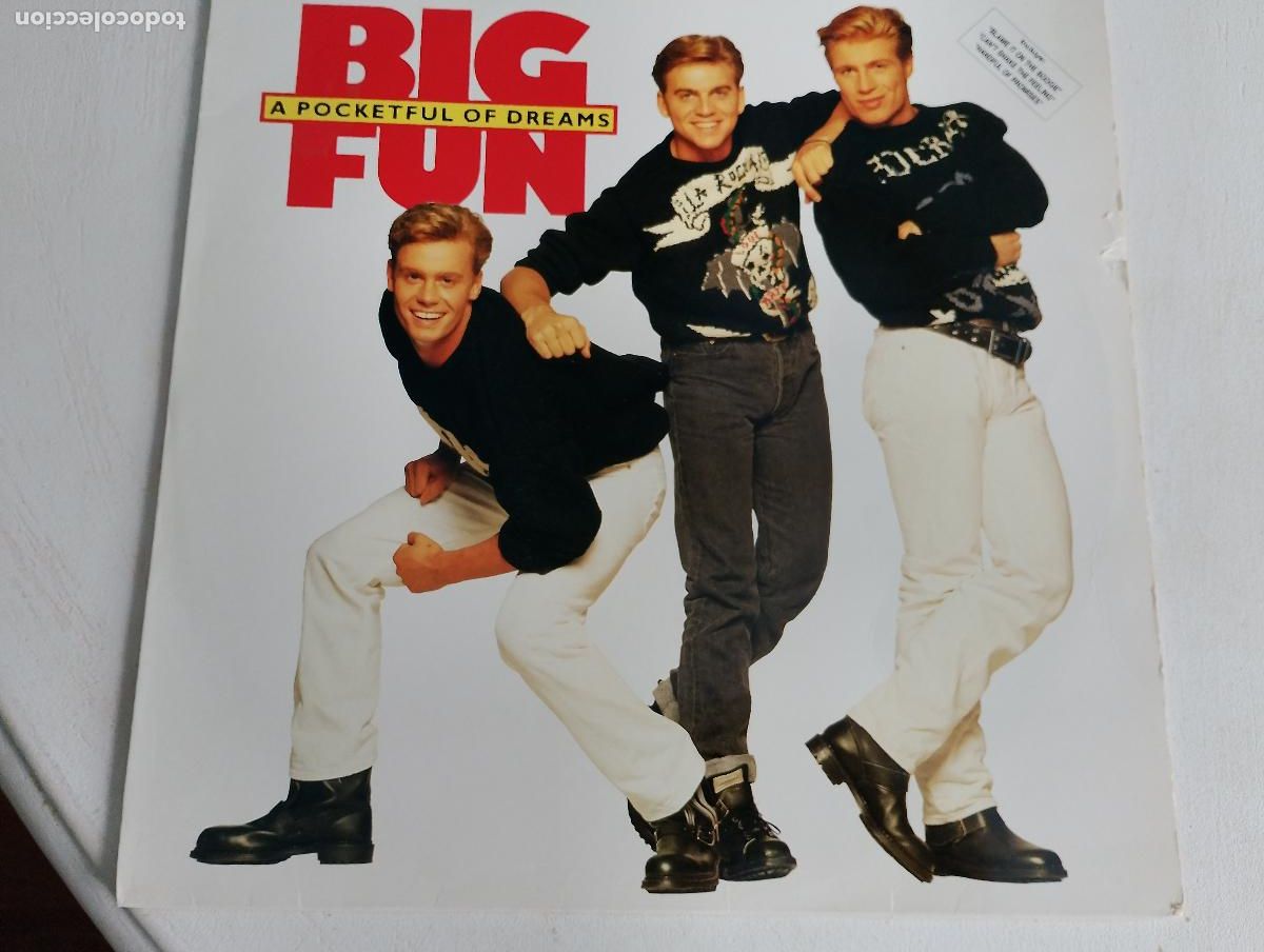 Discos de vinilo: Big Fun &ndash; A Pocketful Of Dreams,ed espa&ntilde;ola, 1990 Electronic Synth-pop