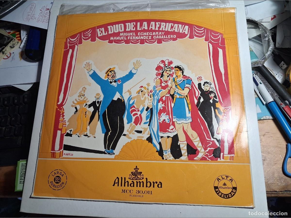 Discos de vinilo: lp el d&uacute;o de la africana. echegaray, fern&aacute;ndez caballero. alhambra spain (buen estado)