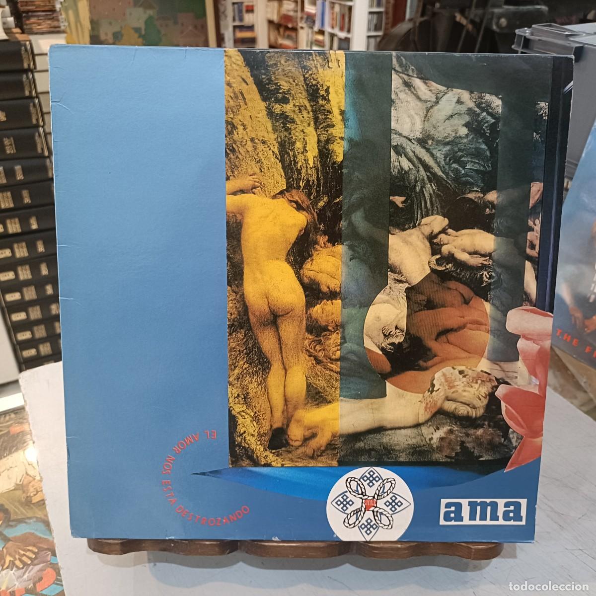 Discos de vinilo: Ama - El amor nos est&aacute; destrozando - LP. sello Yammin 1992