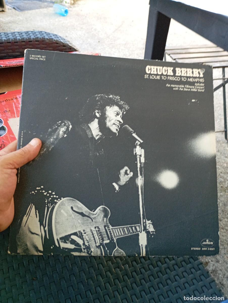 Discos de vinilo: Lp doble ORIG USA CHUCK BERRY ST. LOUIS TO FRISCO TO MEMPHIS VG/ VG++ MUY BUEN SONIDO