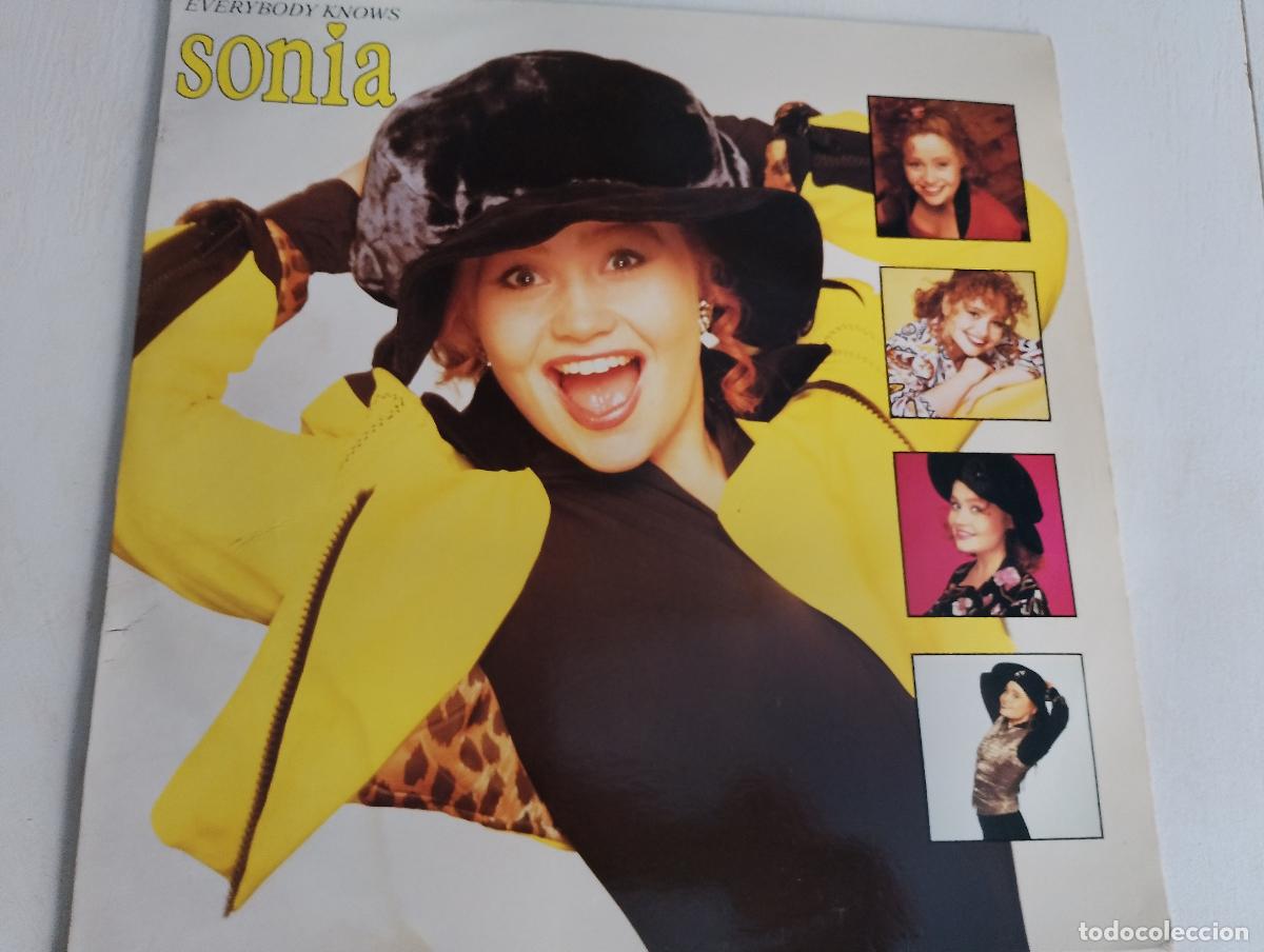 Discos de vinilo: Sonia &ndash; Everybody Knows, ed espa&ntilde;ola 1990 pop