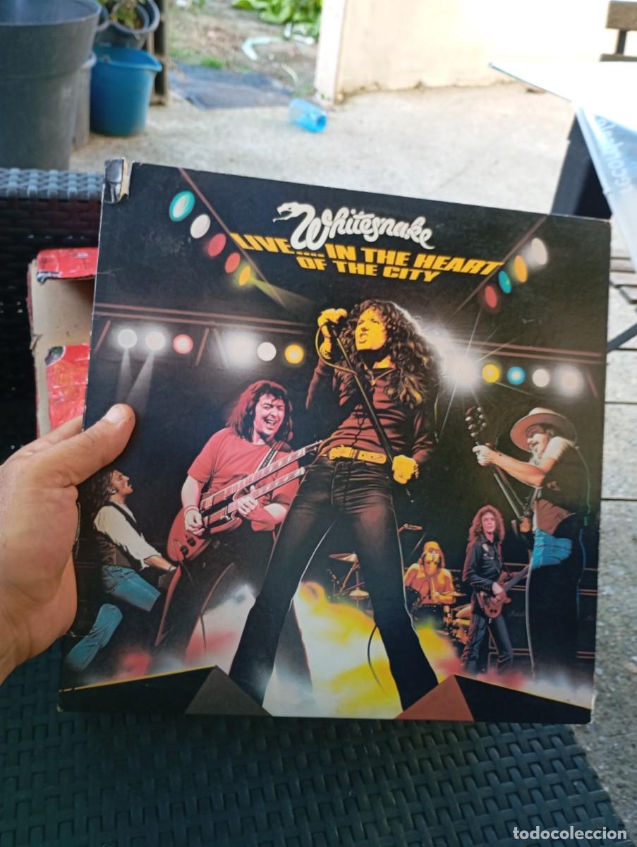 Discos de vinilo: LP ORIG USA WHITESNAKE LIVE IN THE HEART OF THE CITY VG+/VG++