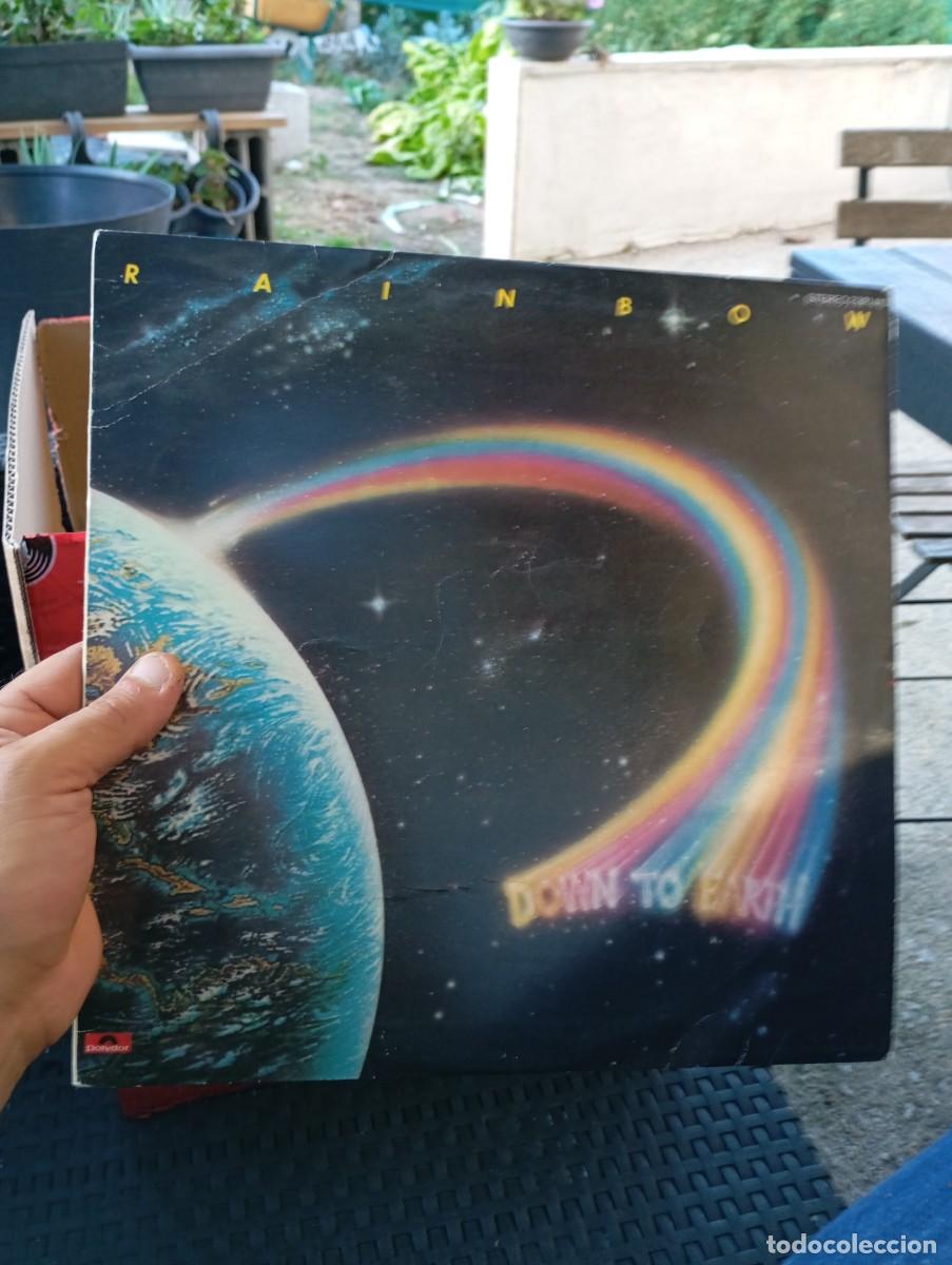 Discos de vinilo: Lp ORIG RAINBOW DOWN TO EARTH VG++
