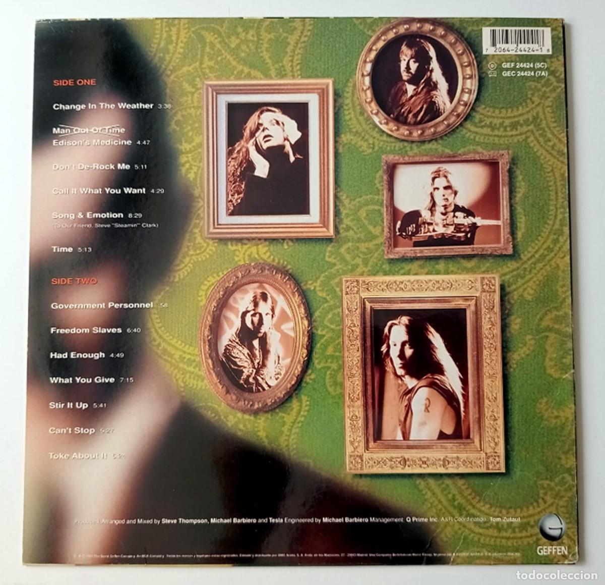 Discos de vinilo: LP TESLA - PSYCHOTIC SUPPER - Foto 2