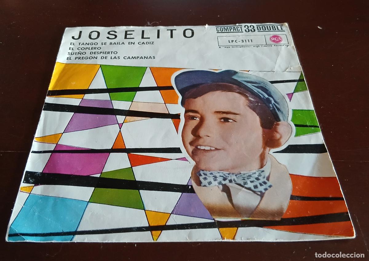 Discos de vinilo: JOSELITO - EL TANGO SE BAILA EN CADIZ + 3 EP.S - 1962