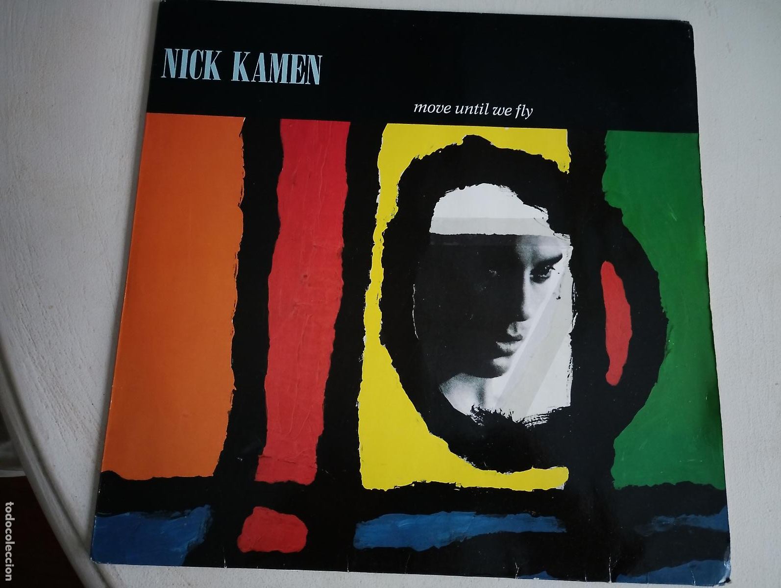 Discos de vinilo: Nick Kamen &ndash; Move Until We Fly, cotiene el inserto, 1990 Electronic, Rock