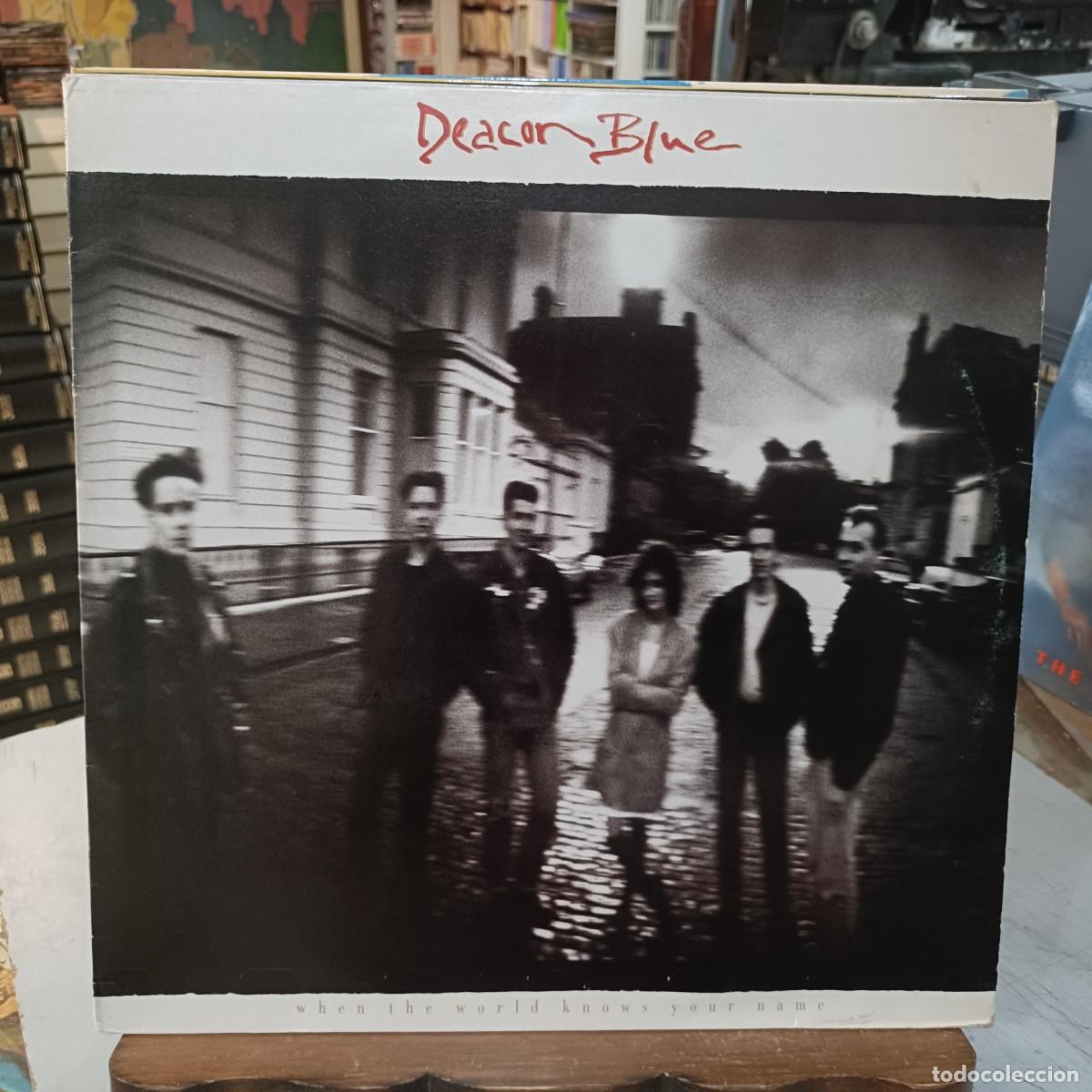 Discos de vinilo: Deacon Blue - When The World Knows Your Name - LP. sello CBS 1988