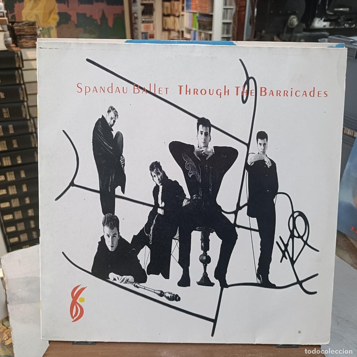 Discos de vinilo: Spandau Ballet - Through The Barricades - LP. sello CBS 1986