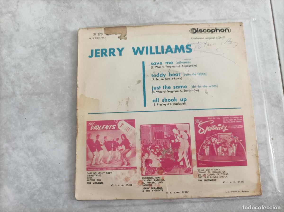Discos de vinilo: Jerry Williams ep -super dificil- - Foto 2