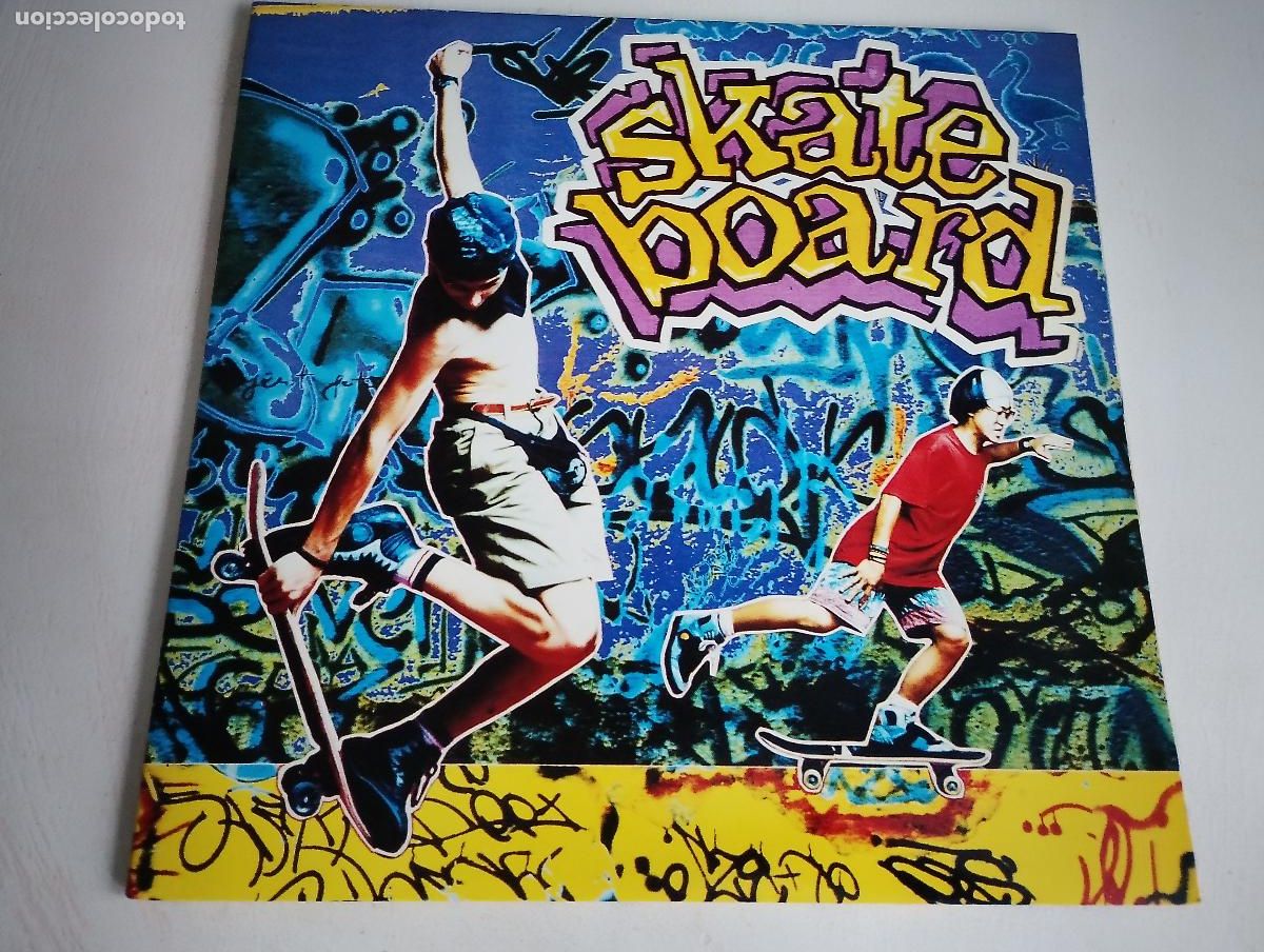 Discos de vinilo: Skate Board, 2LPS, ed espa&ntilde;ola,doble portada, 1990 Electronic House, Disco