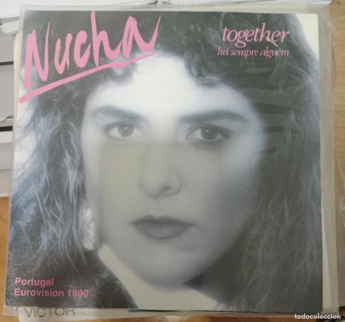Discos de vinilo: Nucha &ndash; Together (H&aacute; Sempre Algu&eacute;m) single 1990