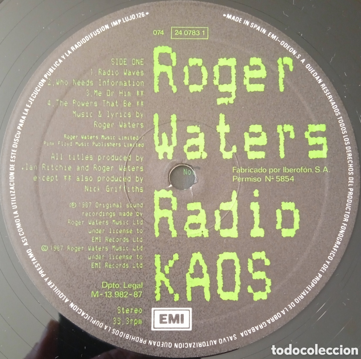 Discos de vinilo: Disco de vinilo Roger Waters - Foto 5