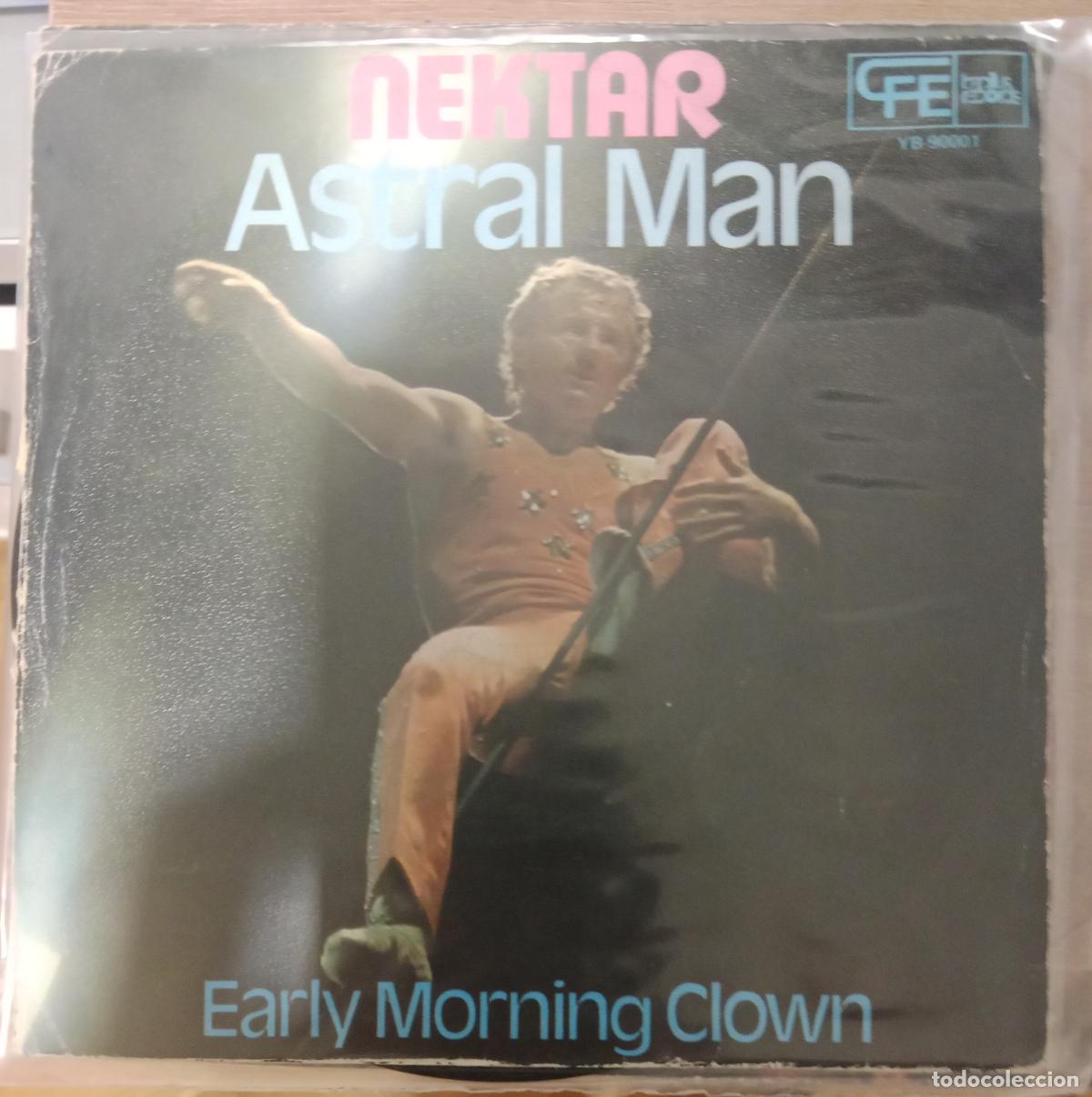 Discos de vinilo: Nektar &ndash; Astral Man single PROMO Espa&ntilde;a 1974