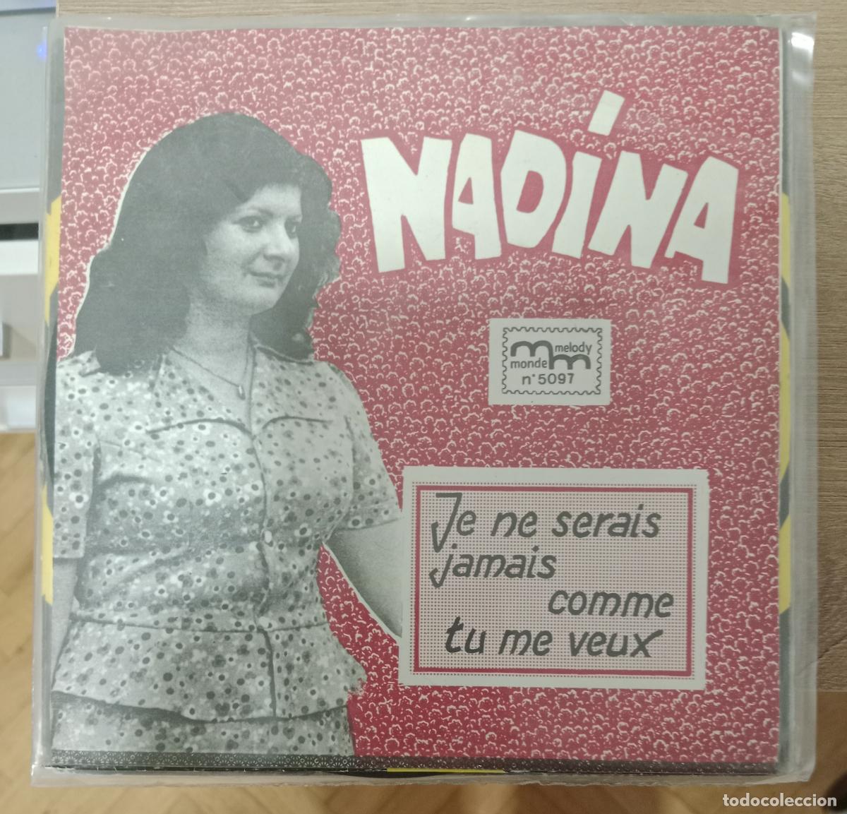 Discos de vinilo: Nadina &ndash; Une Guitare Sur la Plage single Belgica 70s