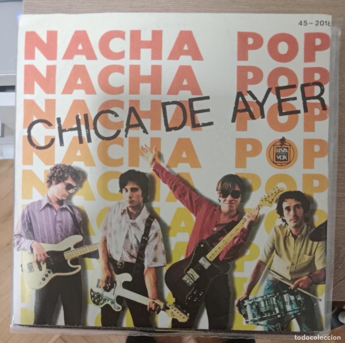 Discos de vinilo: Nacha Pop &ndash; Chica De Ayer single Espa&ntilde;a 1980