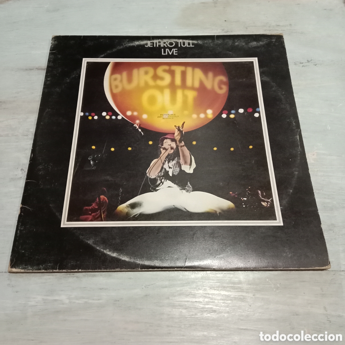 Discos de vinilo: JETHRO TULL - LIVE - BURSTING OUT - LP DOBLE GATEFOLD