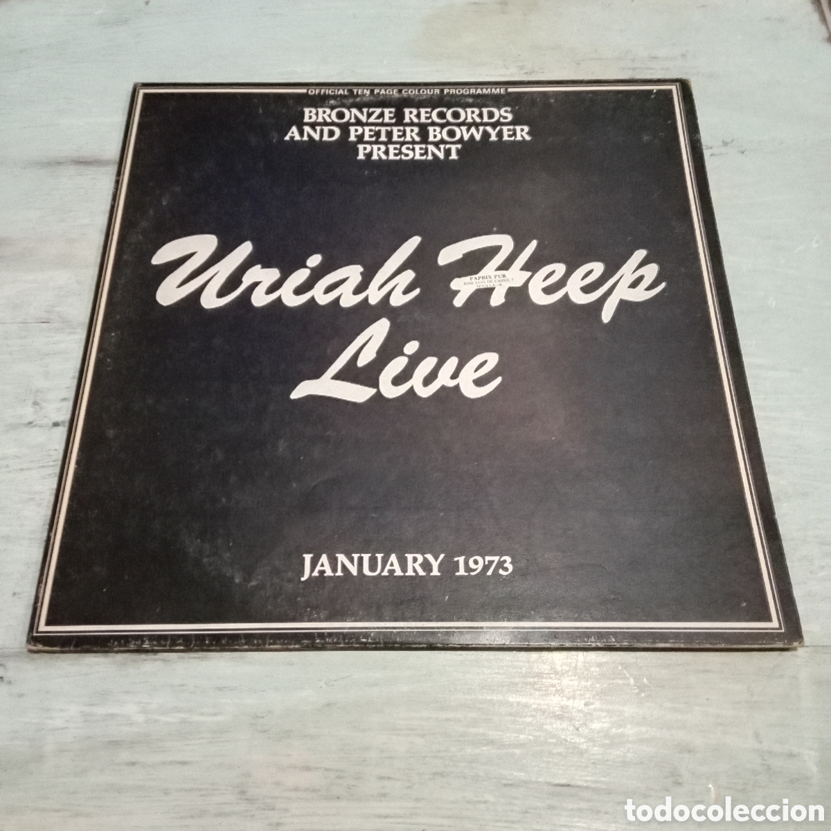 Discos de vinilo: URIAH HEEP - URIAH HEEP LIVE - LP DOBLE GATEFOLD