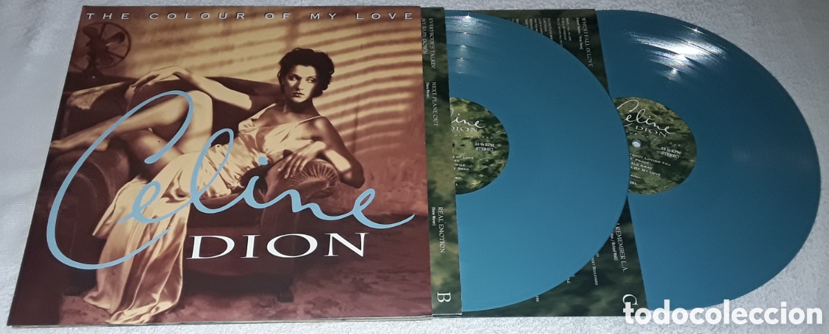 Discos de vinilo: 2 LP - CELINE DION - THE COLOUR OF MY LOVE - GATEFOLD - EDICI&Oacute;N LIMITADA