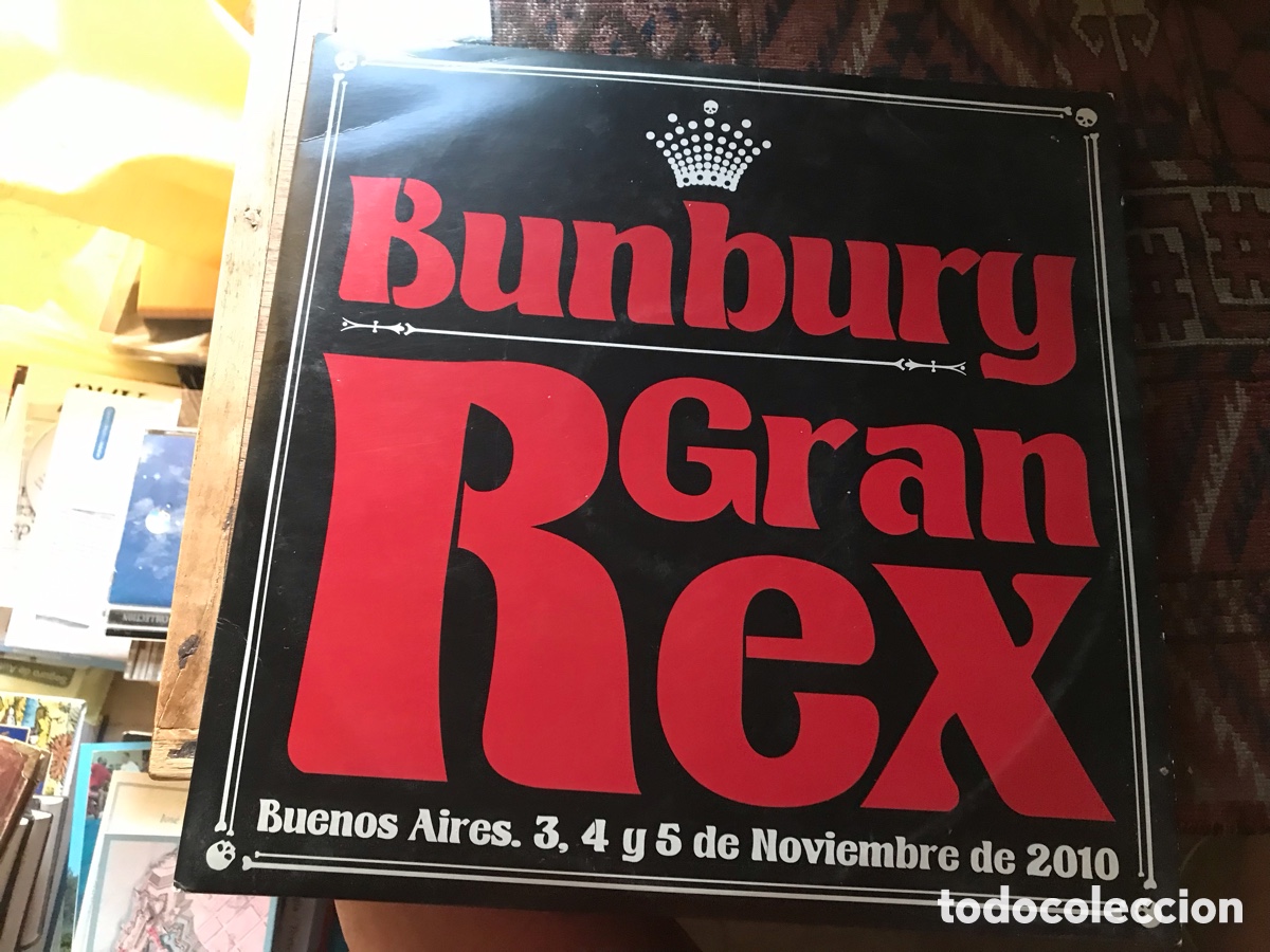Discos de vinilo: Bunbury. Gran Rex. Buenos Aires. 3, 4 y 5 de noviembre de 2010.