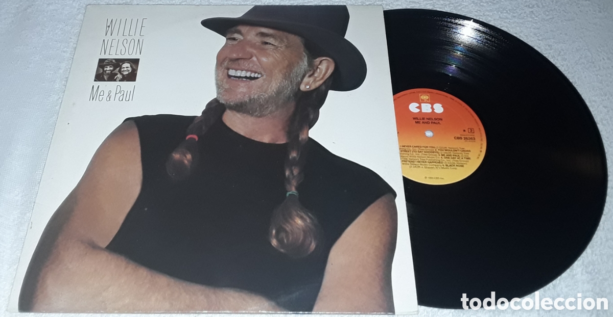 Discos de vinilo: LP - WILLIE NELSON - ME & PAUL - MADE IN HOLLAND - WILLIE NELSON - ME AND PAUL