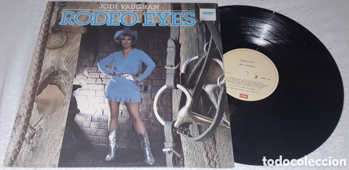 Discos de vinilo: LP - JODI VAUGHAN - RODEO EYES - MADE IN NUEVA ZELANDA