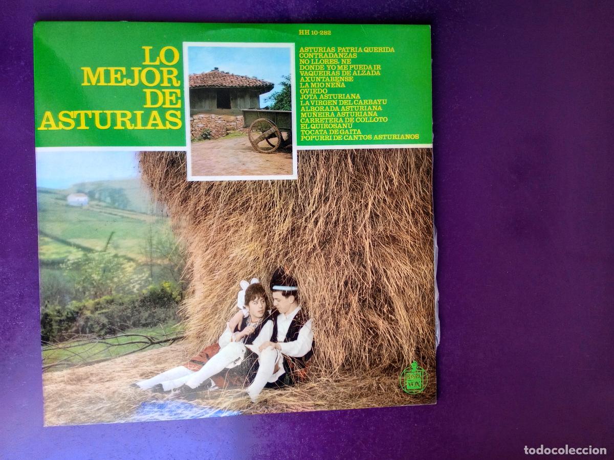 Discos de vinilo: Grupo Baile Gaita d Oviedo, Cantores D Madrid, Minero d Tur&oacute;n &ndash; LO MEJOR DE ASTURIAS LP 1965 FOLK