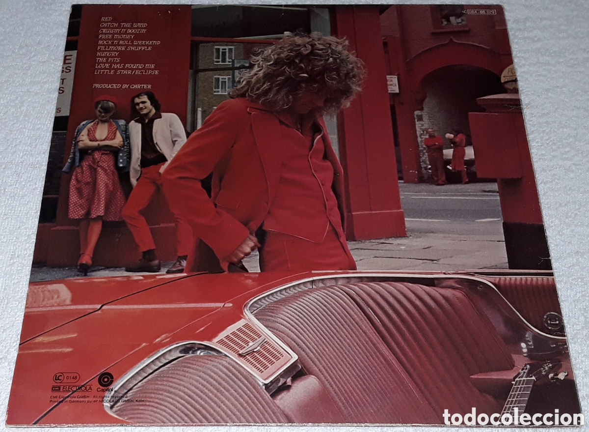 Discos de vinilo: LP - SAMMY HAGAR - JUST VISITING - MADE IN GERMANY - VAN HALEN - Foto 2