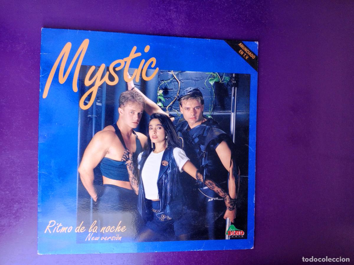 Discos de vinilo: Mystic &ndash; Ritmo De La Noche (New Version) - LP DINO 1991 - TECHNO, DISCO ELECTRONICA 90'S,