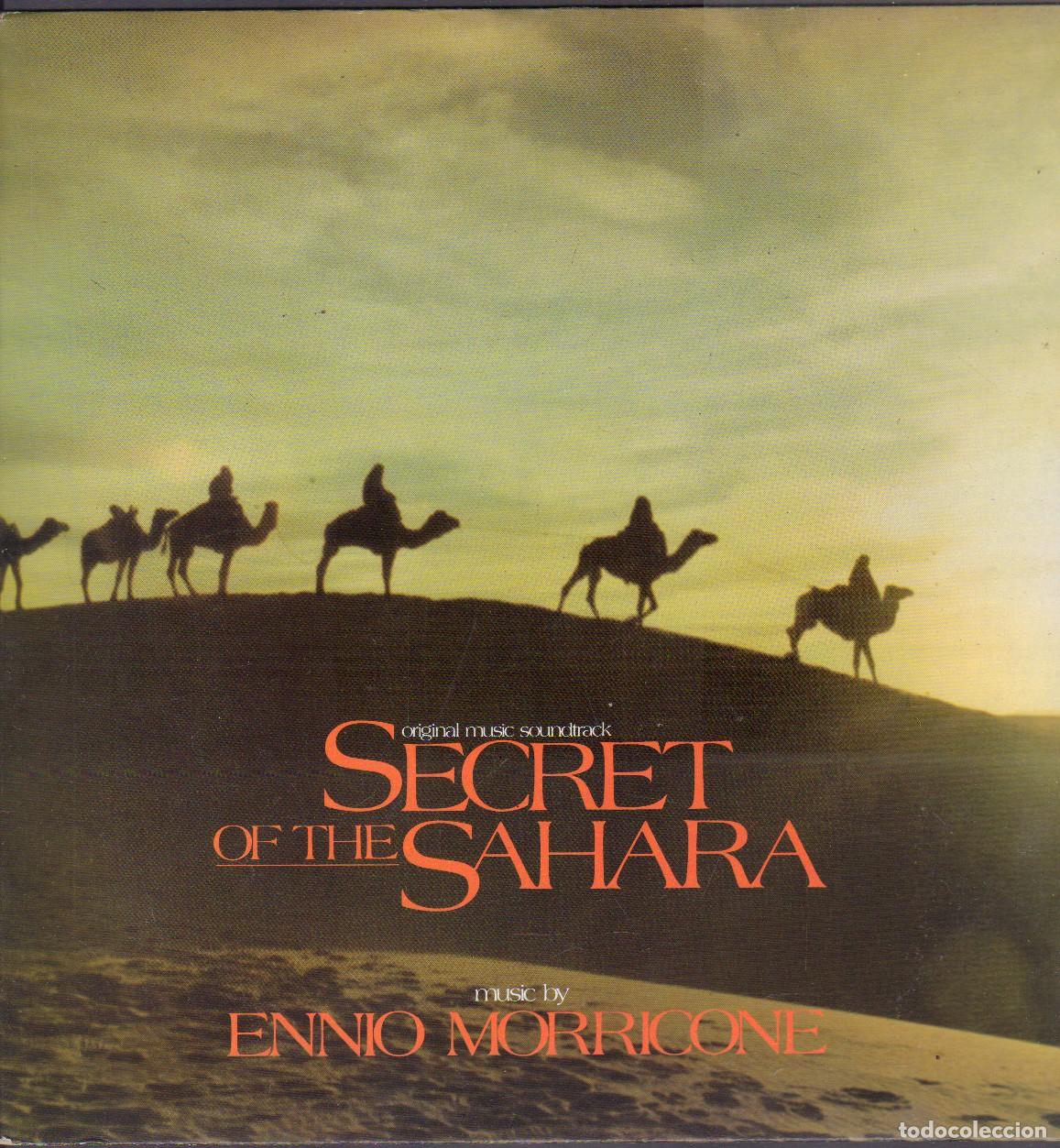 Discos de vinilo: SECRET OF THE SAHARA (MUSIC: ENNIO MORRICONE) - BANDA SONORA ORIGINAL / LP BMG 1987 RF-26732