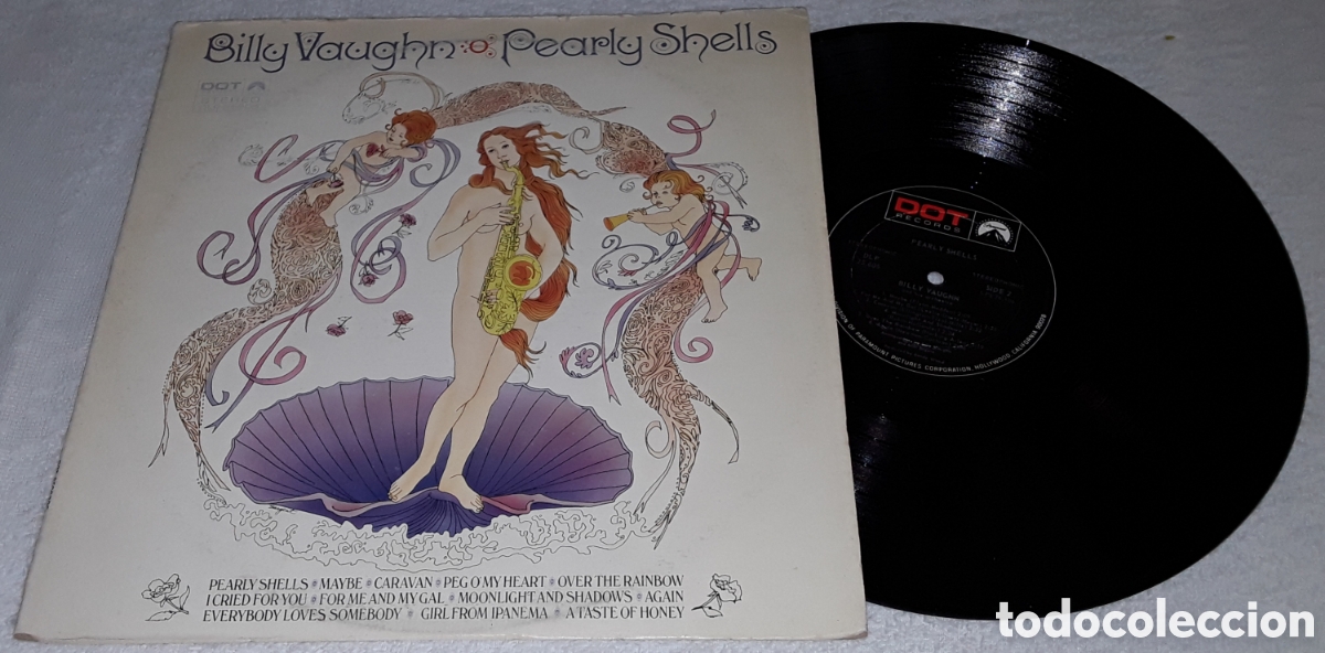Discos de vinilo: LP - BILLY VAUGHN - PEARLY SHELLS - MADE IN USA 1969