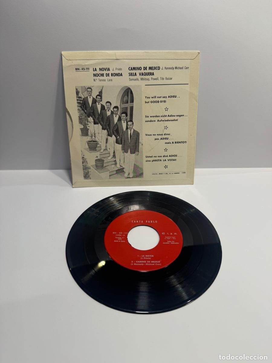 Discos de vinilo: CANTA PABLO VINILO SINGLE / COMPRA MIN&Iacute;MA 5 &euro; - Foto 2