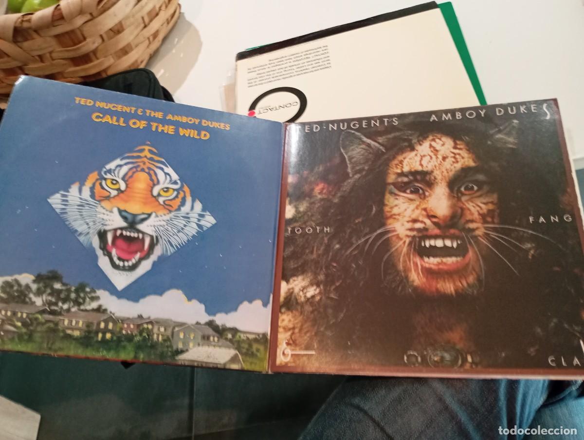 Discos de vinilo: lp doble TED NUGENT & THE AMBOY DUKES CALL OF THE WILD / TOOTH FANG VG++