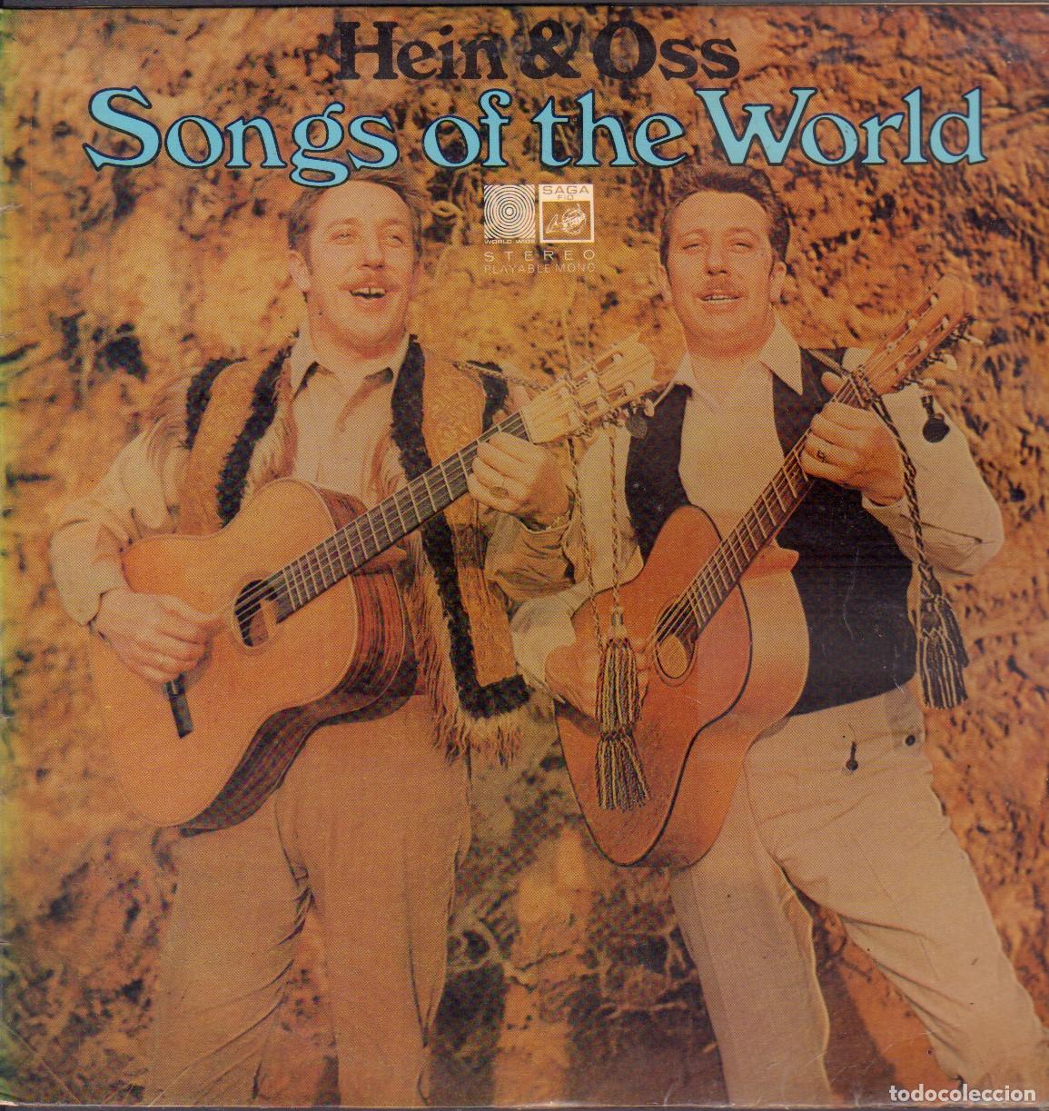 Discos de vinilo: HEIN & OSS - SONGS OF THE WORLD / STREETS OF LAREDO, TAMO DALEKO.../ LP SAGA 1968 RF-26756