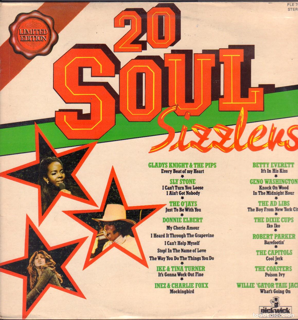 Discos de vinilo: 20 SOUL (SIZZLENS) - SLY STONE, THE O'JAYS, DONNIE ELBERT, THE CAPITOL.../ LP PICKWICK RF-26758