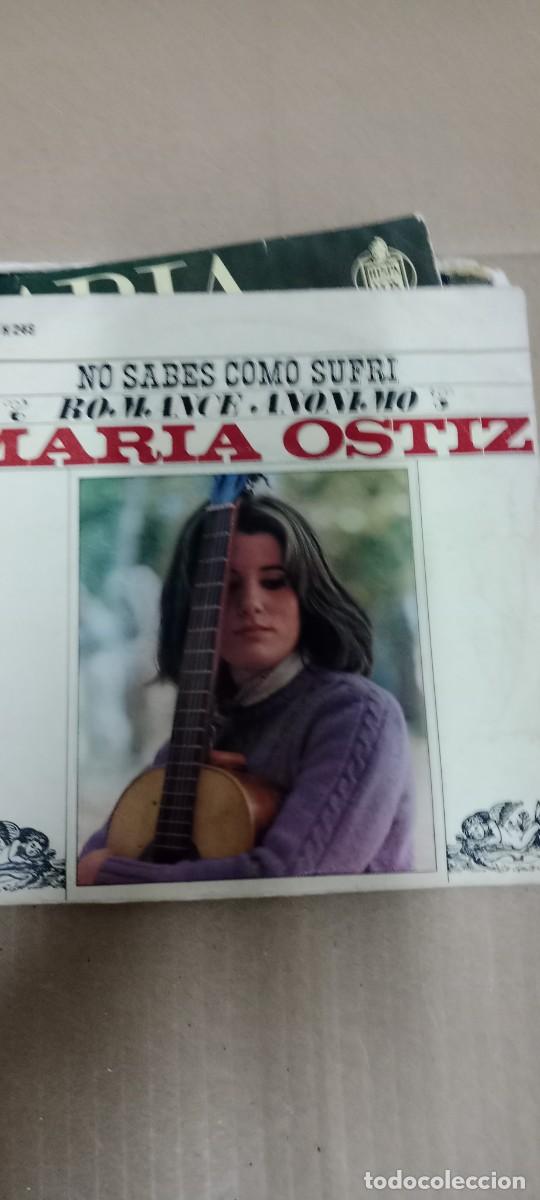 Discos de vinilo: MARIA OSTIZ NO SABES COMO SUFRI DISCO VINILO 7 PULGADAS BAL-3