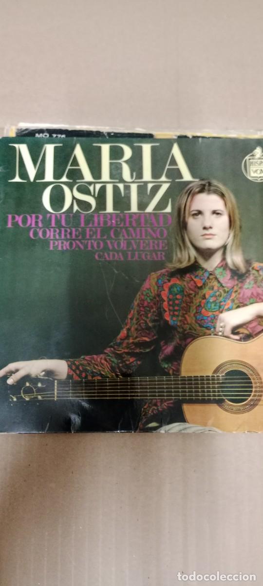 Discos de vinilo: MARIA OSTIZ POR TU LIBERTAD DISCO VINILO 7 PULGADAS BAL-3