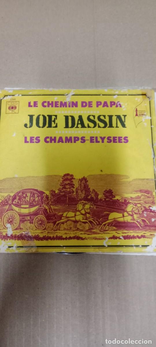 Discos de vinilo: JOE DASSIN LE CHEMIN DE PAPA, LES CHAMPS ELYSEES .SINGLE DISCO VINILO 7 PULGADAS BAL-3