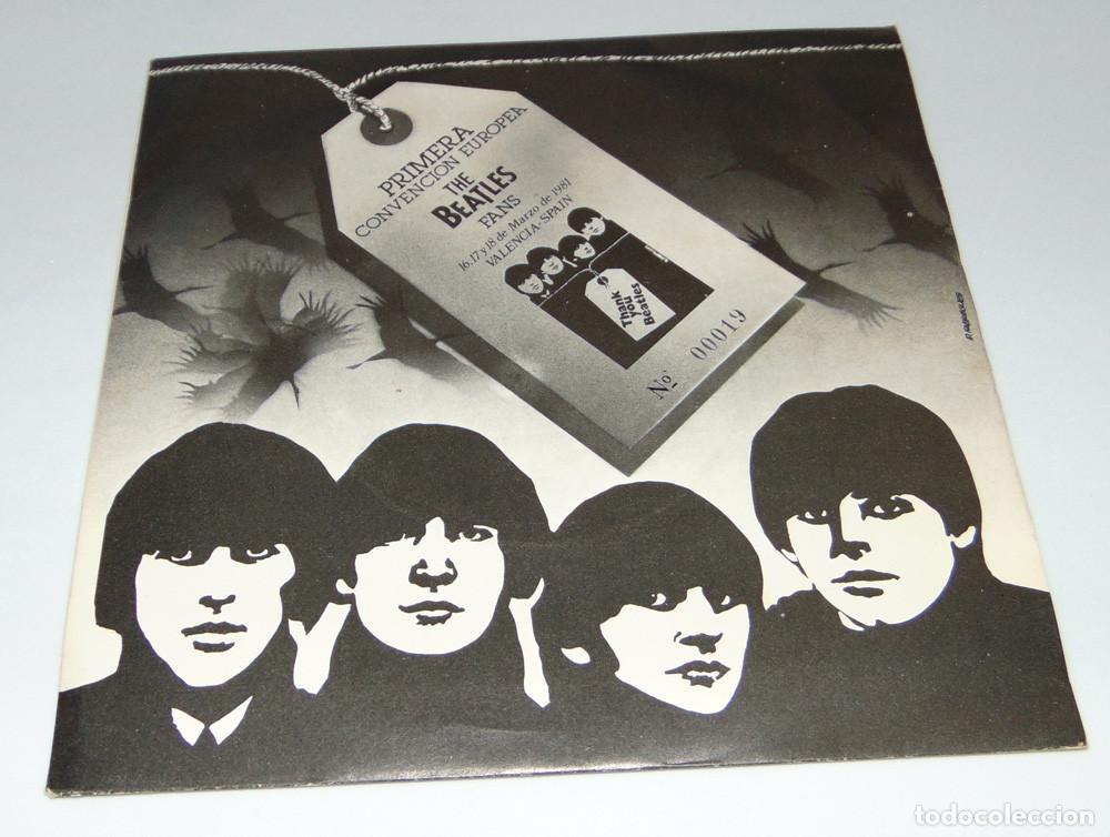 Discos de vinilo: THE BEATLES - PRIMERA CONVENCI&Oacute;N EUROPEA DE BEATLES FANS - EP 1981 A ESTRENAR - MUY RARO Y NUMERADO